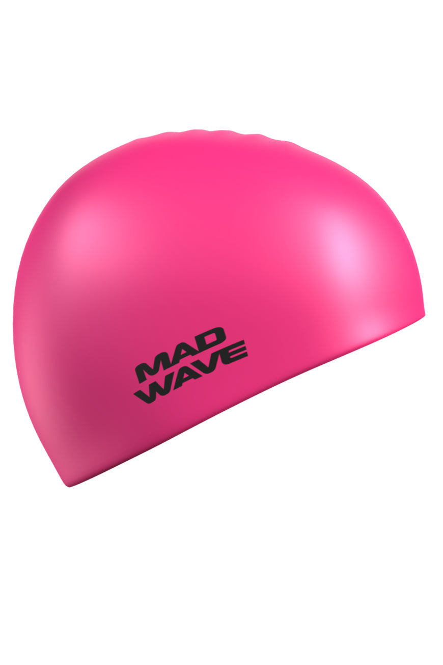 Mad Wave Light Big Pink Swim Cap