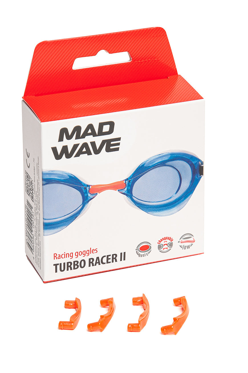 Mad Wave Turbo Racer II Goggle Orange
