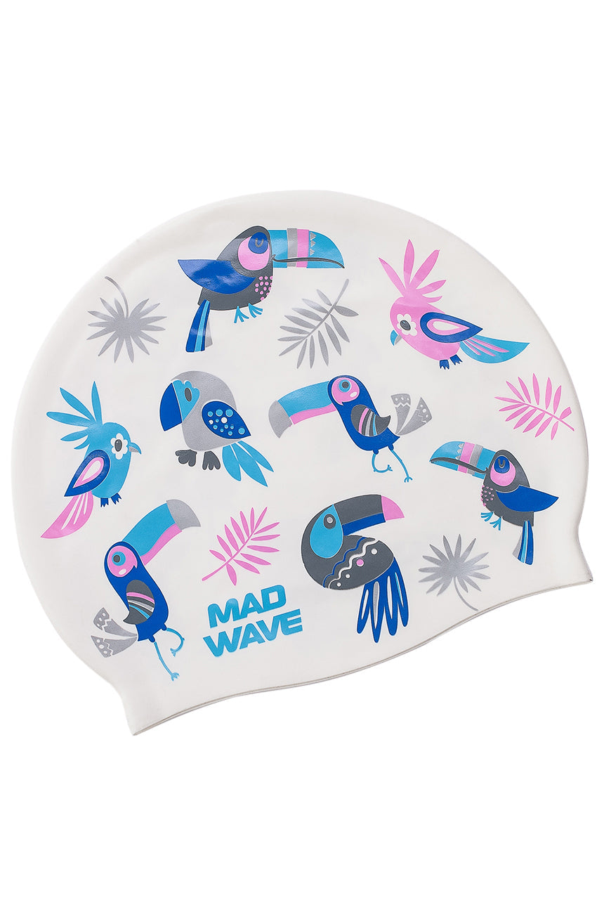 Mad Wave PARROTS Swim Cap 02W