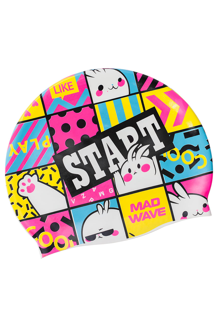 Mad Wave Rabbits Swim Cap