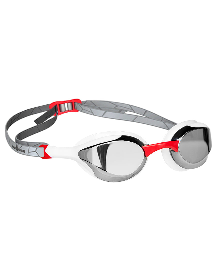 Mad Wave Alien Mirrored Goggles - Red