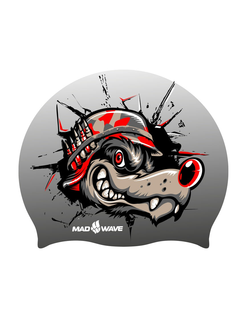 Madwave Wolf Swim Cap