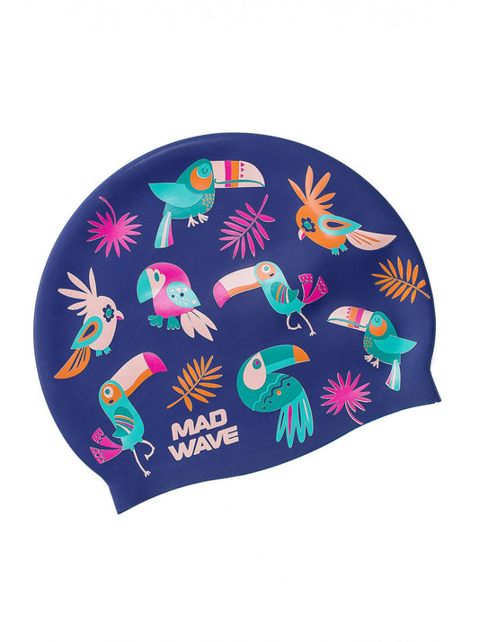 Mad Wave PARROTS Swim Cap 03W