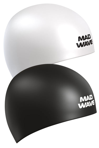 Madwave Reverse Swim cap Black-White