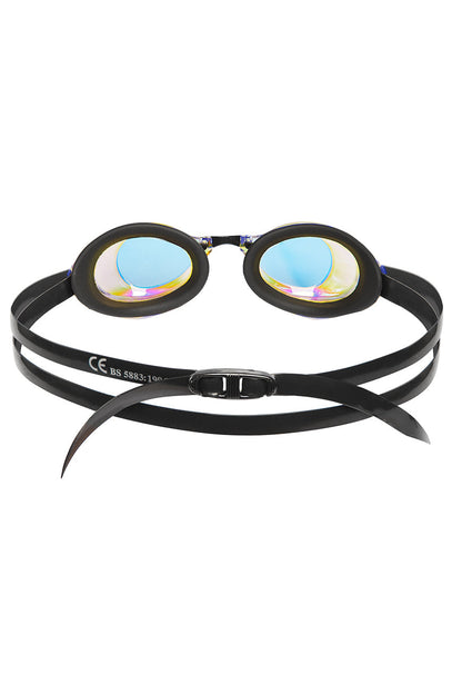 Mad Wave Turbo Racer II Rainbow Mirror Goggle Violet