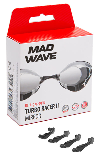 Mad Wave Turbo Racer II Mirror Goggle Black