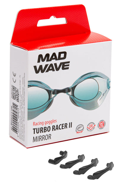 Madwave Turbo Racer II Rainbow Mirror Goggle Turquoise