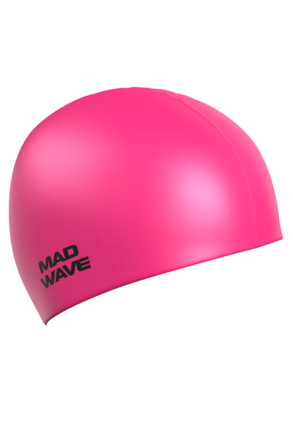 Mad Wave Light Big Pink Swim Cap