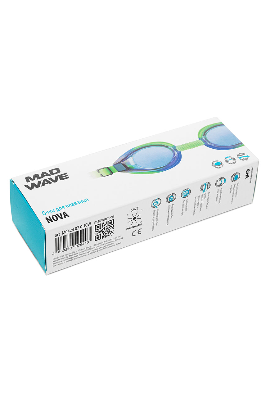 Mad Wave Nova Goggle Green