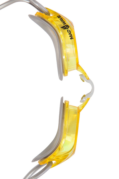Madwave Streamline Rainbow Mirrored Goggle Yellow