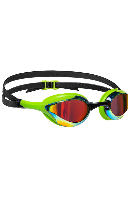Mad Wave Alien Rainbow Mirrored Goggles - Green