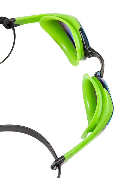 Mad Wave Alien Rainbow Mirrored Goggles - Green