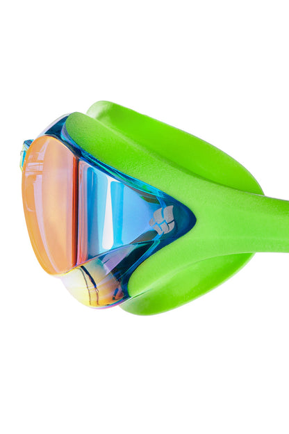Mad Wave Alien Rainbow Mirrored Goggles - Green