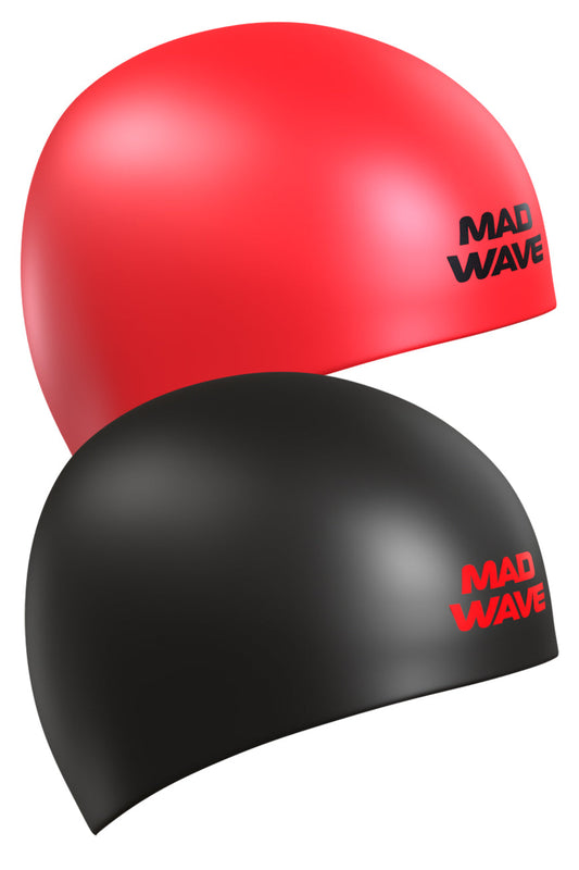 Madwave Reverse Swim cap Red-Black