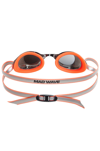 Mad Wave Turbo Racer II Mirror Goggle Orange