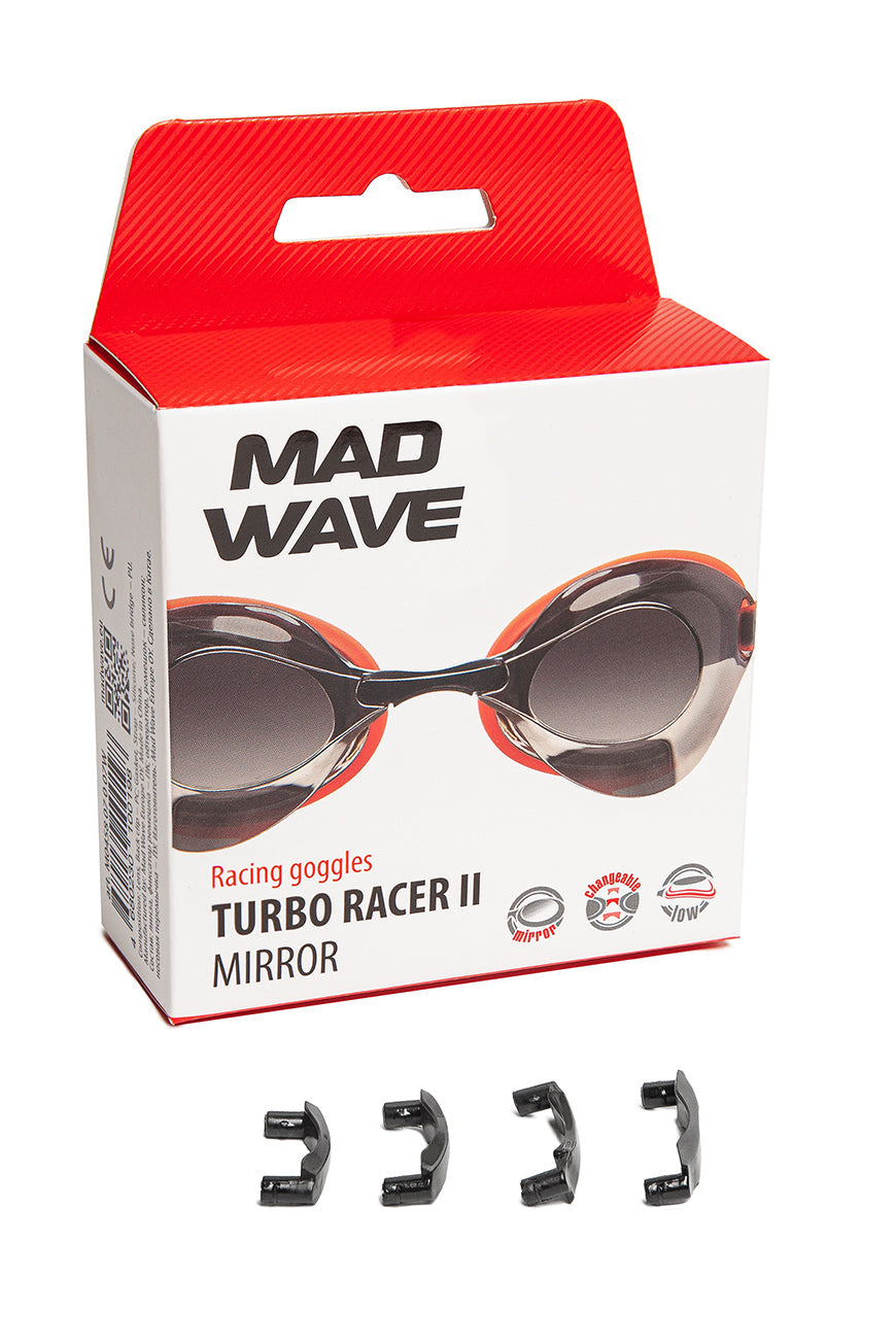 Mad Wave Turbo Racer II Mirror Goggle Orange