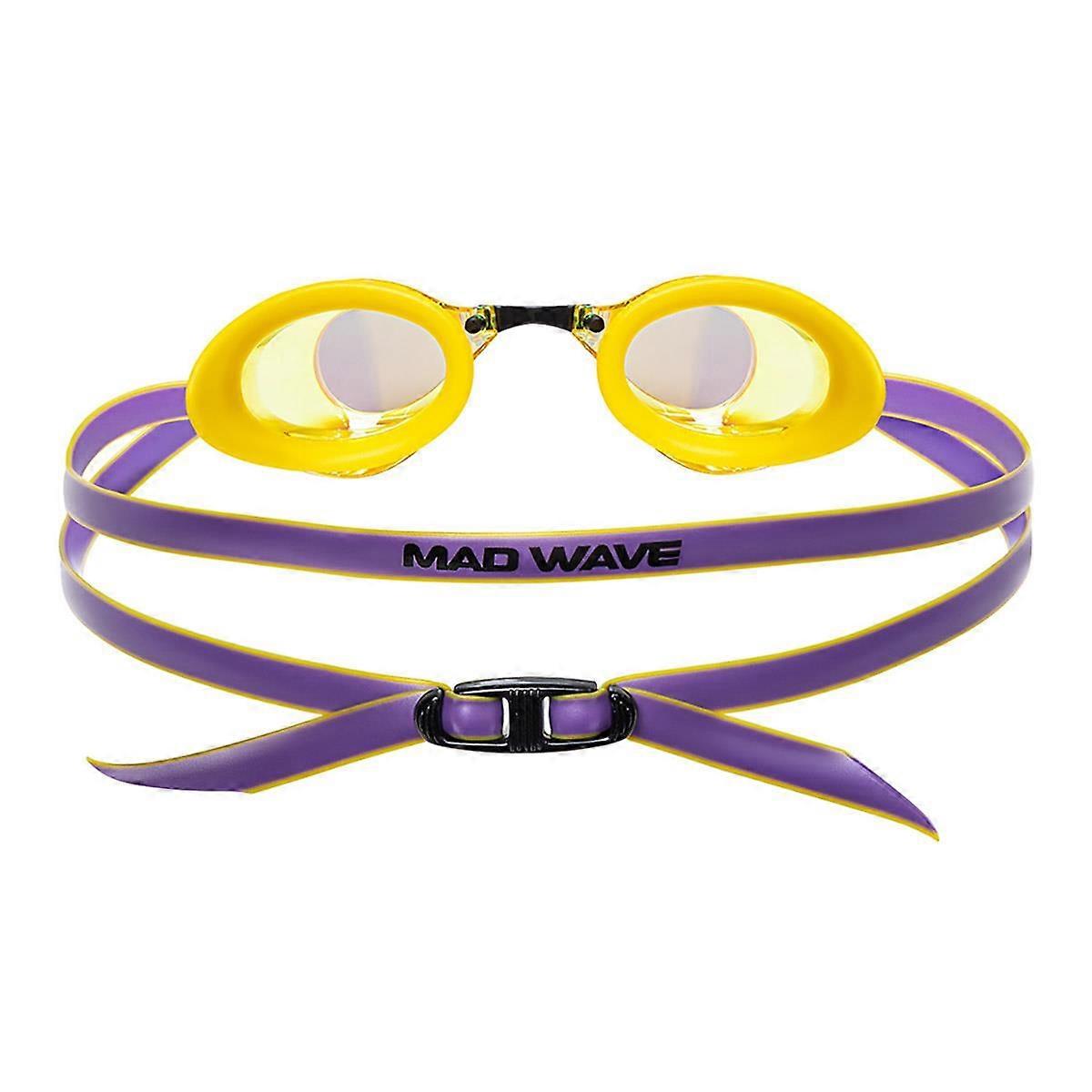 Mad Wave Turbo Racer II Rainbow  Mirror Goggle Yellow