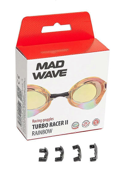 Mad Wave Turbo Racer II Rainbow  Mirror Goggle Yellow