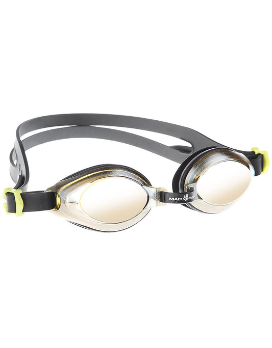 Mad Wave Aqua Mirror Goggles - Black