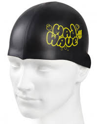 Madwave Silicon Black Junior Swim Cap
