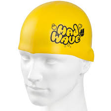 Madwave Silicon Yellow Junior Swim Cap