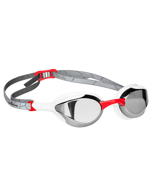 Mad Wave Alien Mirrored Goggles - Red