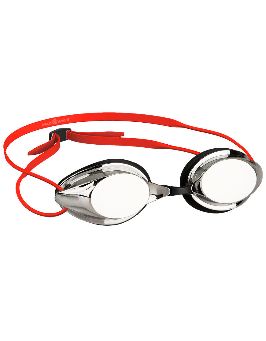 Mad Wave Streamline Mirrored Goggle Red Metalic