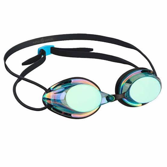 Mad Wave Streamline Rainbow Mirrored Goggle Blue/Black