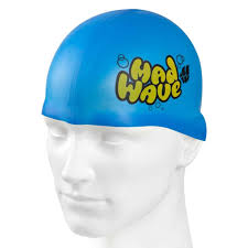 Madwave Silicon Blue.Yellow Junior Swim Cap