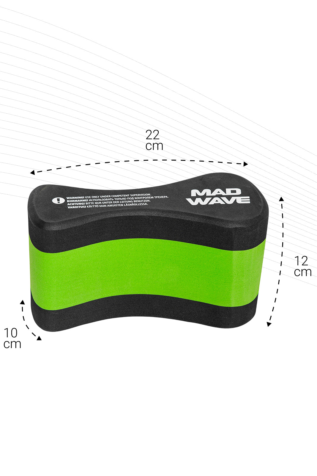 Mad Wave EXT Pullbuoy Printed Green