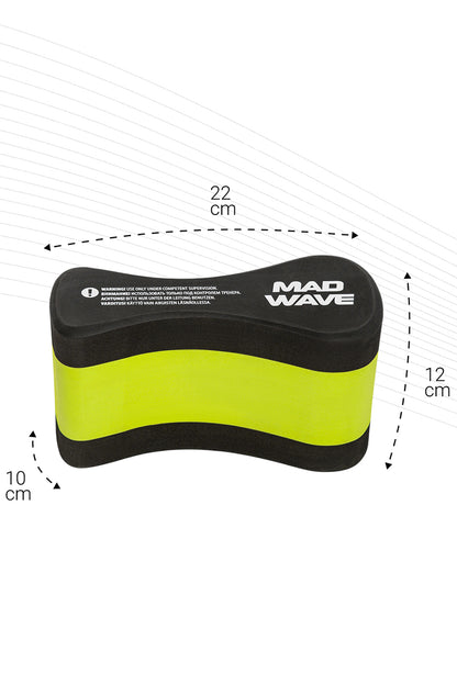 Mad Wave EXT Pullbuoy Printed Lime