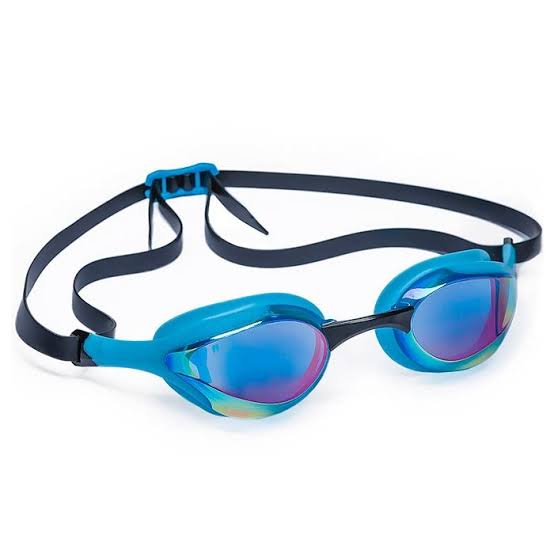 Mad Wave Alien Rainbow Mirrored Goggles -Azure