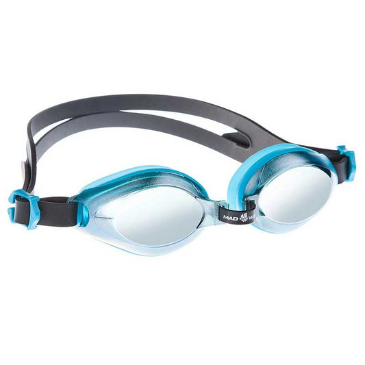 Mad Wave Aqua Mirrored  Goggles - Azure