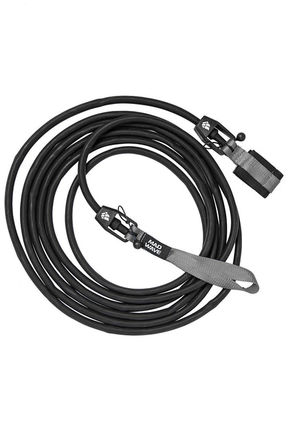 Mad Wave Long Safety Cord Grey - 1.3 - 3.6kg