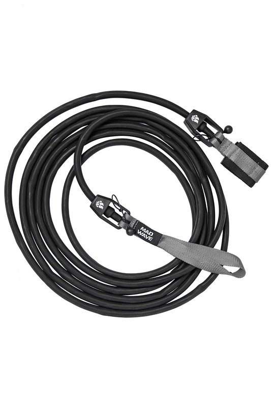 Mad Wave Long Safety Cord Grey - 1.3 - 3.6kg