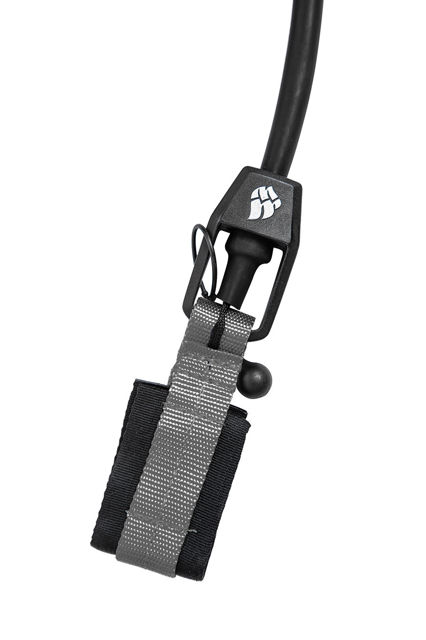 Mad Wave Long Safety Cord Grey - 1.3 - 3.6kg