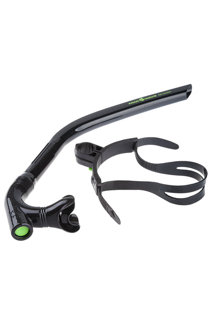 Mad Wave Pro Snorkel Adult - Black/Green