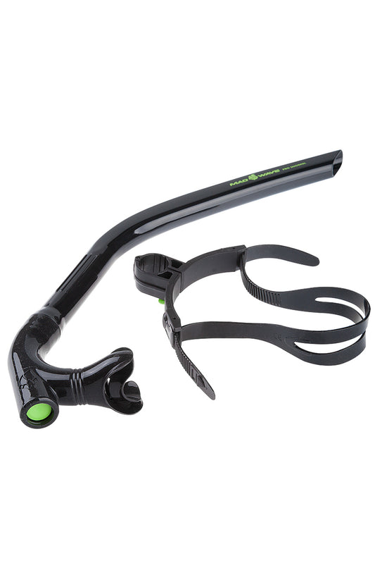 Mad Wave Pro Snorkel Adult - Black/Green