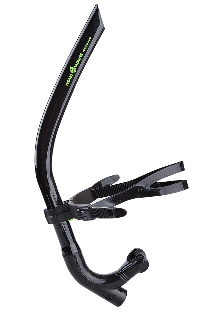 Mad Wave Pro Snorkel Adult - Black/Green
