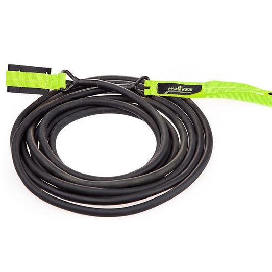 Mad Wave Long Safety Cord Black Green -3.6-10.8 kg